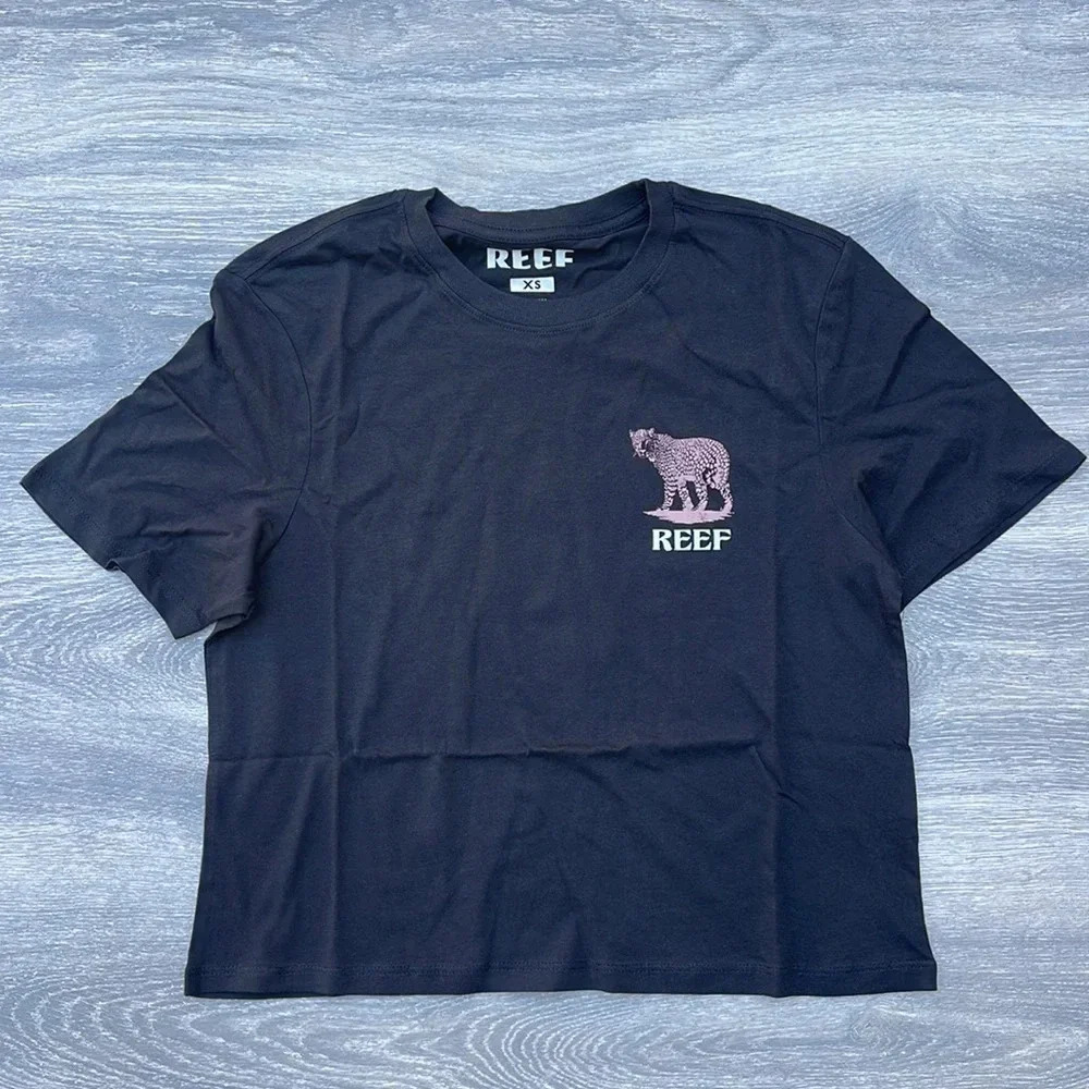 Reef Kai Cropped Tee, black - Picture 2 of 8